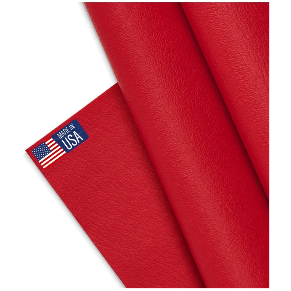 Marine Grade Red Vinyl Fabric – 1 Yard Cut