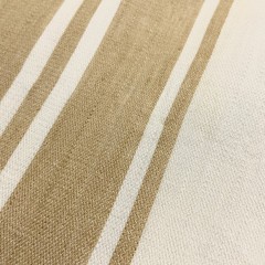 Schumacher Fabric Brentwood Stripe 4.5 Yards Linen Cotton Neutral Colorway