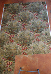 New Unused Raymond Waites “Vintage Jungle” Fabric, 1.8 Yards