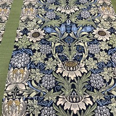 Sunbrella Sunflower Square Blue Pillow Panel Outdoor Upholstery Fabric