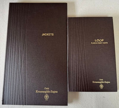Ermenegildo Zegna Fabric Sample Book Set of 2 LOOP JACKETS Swatches Bunch