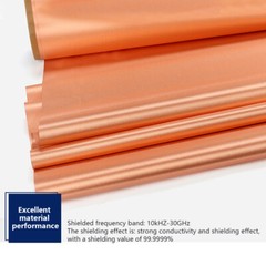 EMF Protection Pure Copper Fabric-Blocking RFID Radiation Wifi EMI EMP RF 1-5M