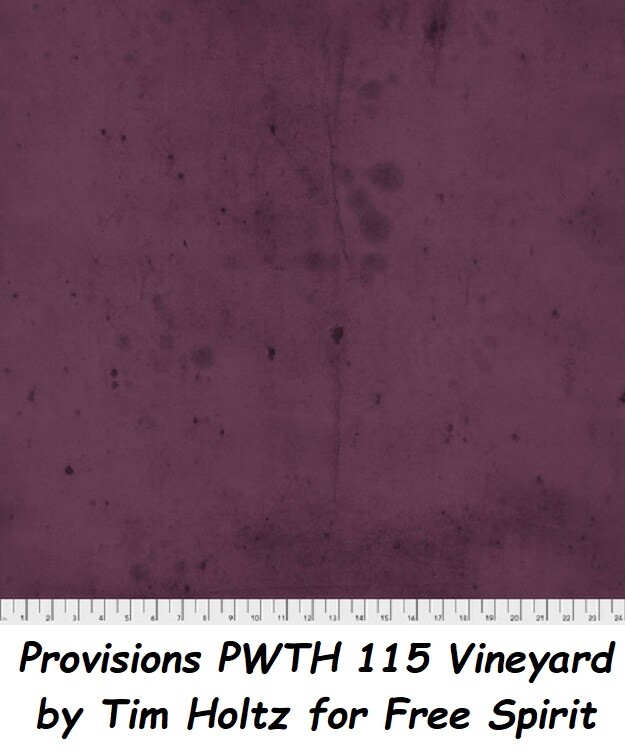 Provisions Tonal Cotton Quilt fabric Tim Holtz Free Spirit PWTH 115 Vineyard