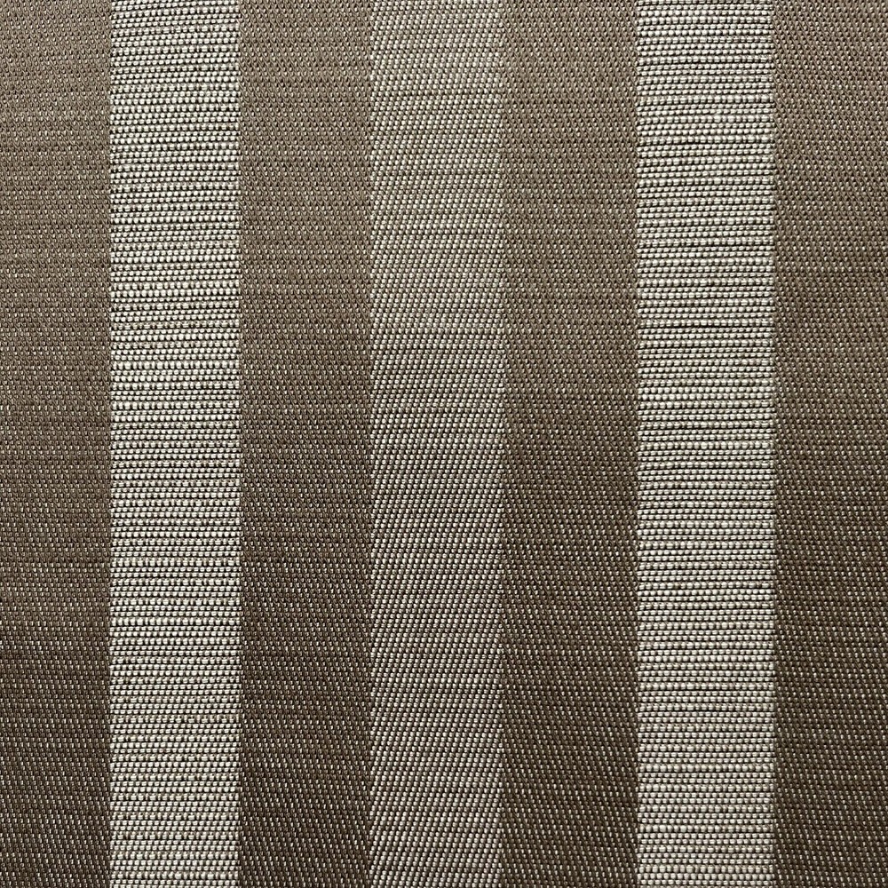 PERENNIALS INDOOR OUTDOOR UPHOLSTERY FABRIC TONAL STRIPE R-MOCHA BY THE YARD