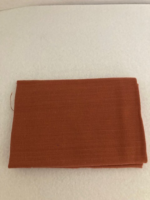 Fat Quarter – Homespun – Solid Rust or Darker Orange