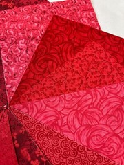 Shades of Red ~ 42 5″ Squares ~ Color Charm Pack