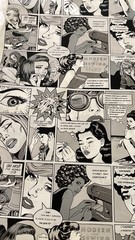 Alexander Henry Fabric Sewing Woes 2017 Black White Cotton Novelty Print 2 Yards
