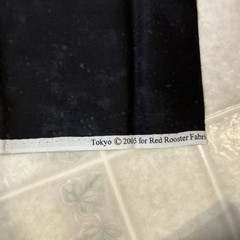 Cotton Fabric 1/4 yard Black Tone on Tone Tokyo for Red Rooster Fabrics