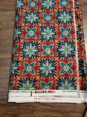 BLOOMCRAFT Screen Print ANJU Collection Floral Fabric Stain Repellent 2.75 Yd 54