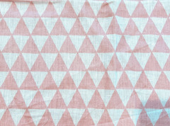 Designer Geometric Fabric Pink, 100% linen, 7.5oz.,255gsm, BTY, Swatch Available