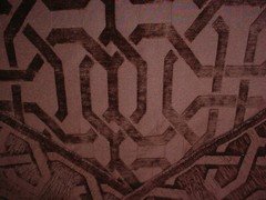 18Y Scalamandre VW 00507244 Wexford Espresso Chenille Lattice Upholstery Fabric