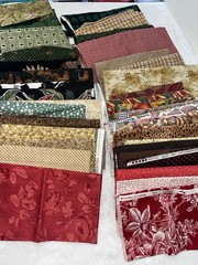 Huge Lot Quilting Fabric High End Wilmington Kaufman Moda Benartex Hoffman Etc