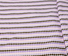 Fabric Tradition Fabric 2.75 Yards Polka Dots N.T.T. Inc. Purple Brown Pink