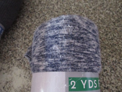 2 yards Stone Harbor Fabric Stretch Knit Stone Harbor Blue white
