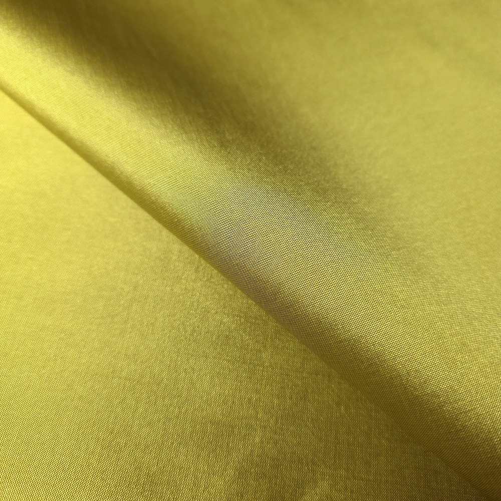 Celery Green Chartreuse Crisp Faux Silk Taffeta Fabric 58″ By The Yard