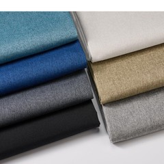 HYVAKUPPA 58″ W Faux Linen Fabric by The Yard Thicken Upholstery Fabric | Tex…