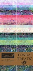Timeless Treasures Tonga Treats – MAYFAIR – (40) 2.5″ Batik Fabric Strips