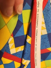 100% Cotton Nancy Smith Avlym Inc Blocks Triangles Quilting Cheater By the yard