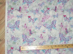 Wild Blush Purple Butterflies Allover Danhui Nai Fabric 1/2 Yard #89219-164