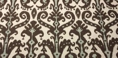 LACEFIELD DESIGNS MARRAKESH COBBLESTONE BROWN BLUE BATIK IKAT FABRIC BY THE YARD