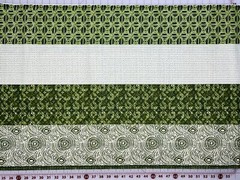 By 1/2 Yard OOP Tanzania Green Running 8ths Eights Legacy Studio Quilting Fabric