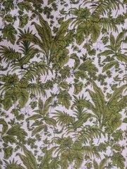 25 Yards Fabric Indian White Floral Hand Printed Cotton Fabric Sewing Fabrics