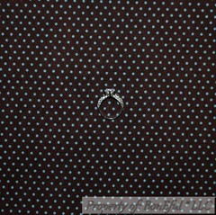 BonEful FABRIC FQ Cotton Quilt Gray White Gingham Check DUMBO Elephant Movie Kid