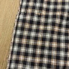 4 Yards Fabric Homespun Black Tan Plaid 44”wide Cotton
