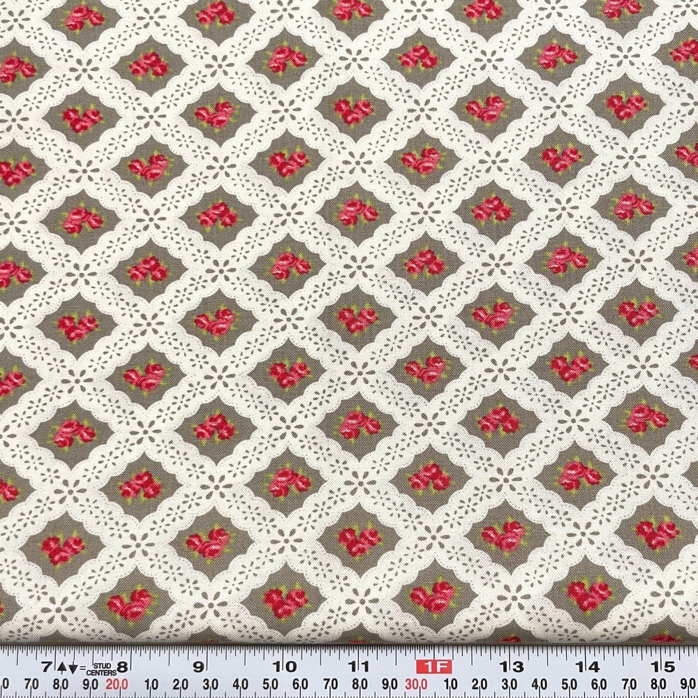 Ambleside by Brenda Riddle for Moda Floral Cotton Fabric by the HALF YARD 18×44