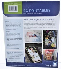 Inkjet Fabric Sheets for DIY Projects – 1 Pack, Printable Fabric for Crafts