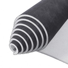 Dark Grey Suede Auto Headliner Fabric 38×60 Inch Foam Backing Car Truck Roof