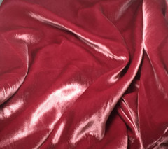 ANTIQUE ROSE Silk Velvet Fabric