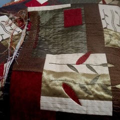 Luscious Upholstery or Pillow Fabric Patchwork Quilt Blanket Throw 60″ WX48″ L