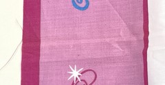 2002 Ethnic Barbie Material Fabric 102 x 45” Sewing 3 Large Uncut Panels B