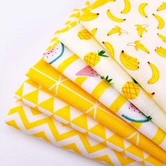 50pcs 100% Cotton Fabric Bundle 10″ x 10″ PreCut Fat Squares Sheets Printed F…
