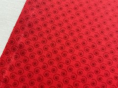 cotton fabric Red Polka Dots Red By Henry Glass 44”x 30”　204