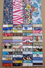 Cotton Fabric Strips, Jelly Roll Style. 60/pc. Lot 2 1/2″ Wide X 15″ Long.