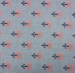 SUNBRELLA 146580 MIRA DENIM BLUE MONTROSE FLORAL OUTDOOR FABRIC BY YARD 54″W