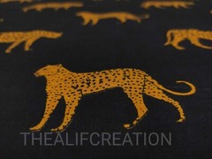Hand Block Print Fabric Indian 100% Cotton Natural Vegetable Color 5 Yard Fabric