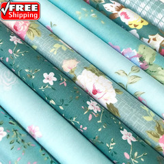 8Pcs Cotton Craft Fabric Bundle 18″ X 22″ Pre-Cut Fat Quarters Quilting Fabric f