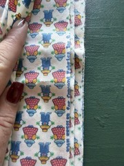 Vintage Joan Kessler Concord Fabric Farm Boy And Girl With Matching Pink 12 Yds
