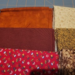 LOT OF 15 FAT QUARTERS COTTON FABRIC ASSTD COLORS & DESIGNS lot 15