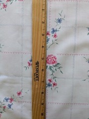 35″ x 65″ Wide Floral Cotton Blend Fabric VINTAGE