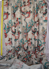 30 + yds avail/ CONTEMPOARY LARGE SCALE PAISLEY/ Med. Weight/ $6.50 for 10+ yds