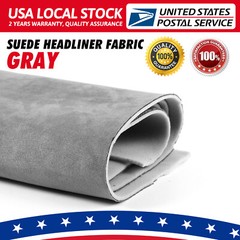 Headliner Fabric Backed Suede Match Car Roof Liner Sag Upholstery 80″x60″ Gray