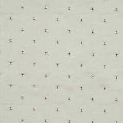 Covington GLITZY TRUFFLE Pewter Taupe Appliqué Designer Dot Drapery Decor Fabric