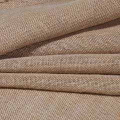 Natural Burlap Fabric Precut 2Yards Finished Edges 100 Jute Craft Supply Brown