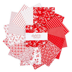 Radiant Ruby ~ 5″ x 5″ Squares, Riley Blake $3.99 Ships ANY Amount Of Fabric