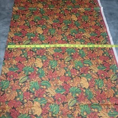 Fall Autumn Colored Leaves Acorns Maple Leaf Fabric 2Yds 20in FREE SHIPPING