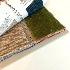 Pindler Plush Fabric Sample Book Upholstery Chenille 34 PCS Jewel Tones